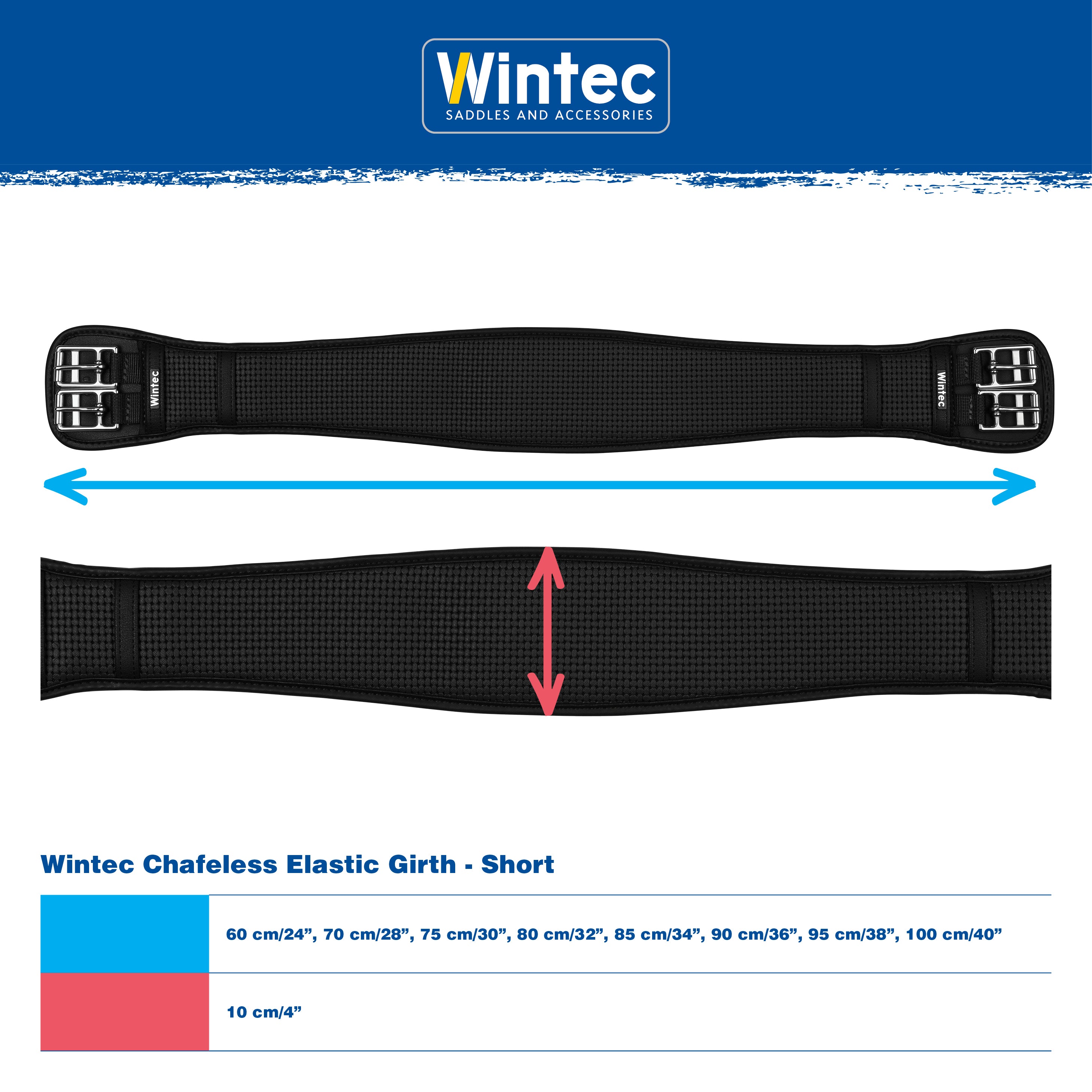 Wintec Chafeless Elastic Girth